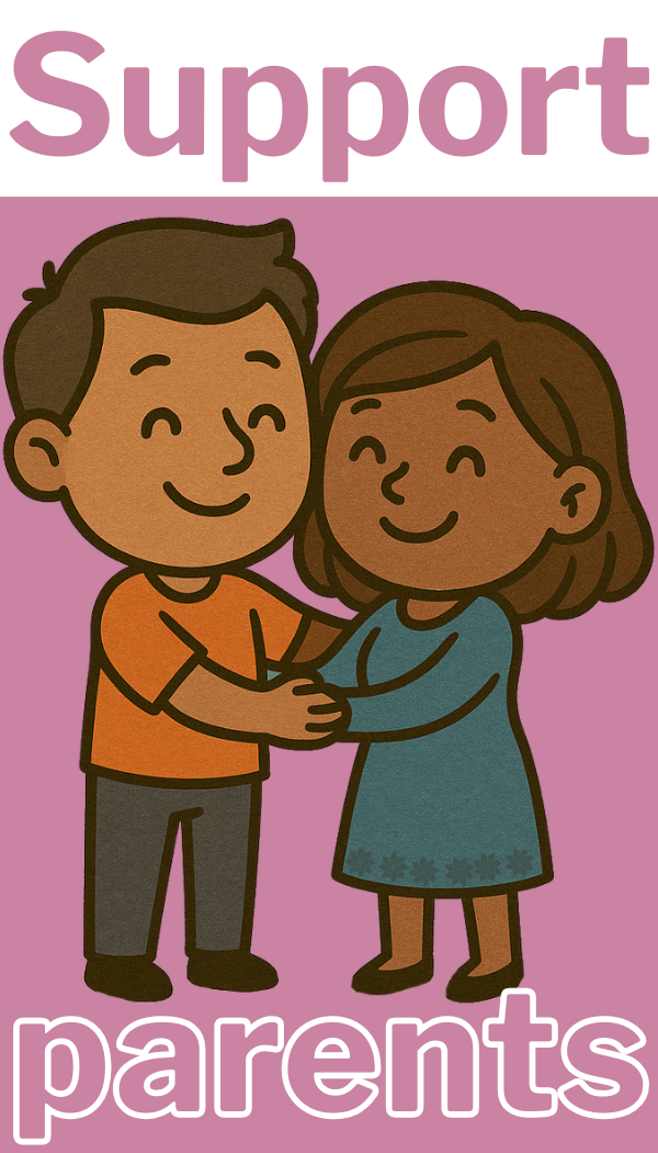 Support Parents- Mini Lean On Me Kentucky Cards (bundle of 10)