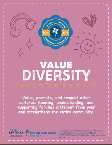 Value Diversity- Lean On Me Kentucky Cards (Bundle of 10)