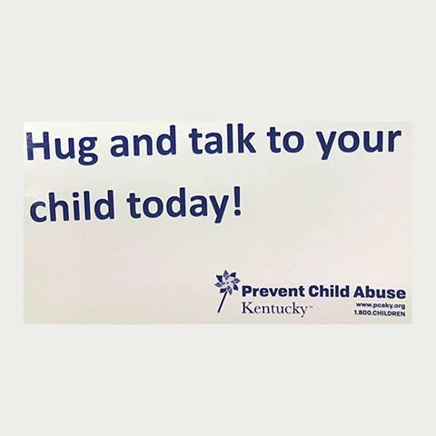 Hug and talk to your child today! Magnets (Stack of 25)