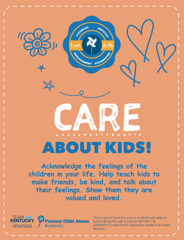 Care About Kids- Lean On Me Kentucky Cards (Bundle of 10)
