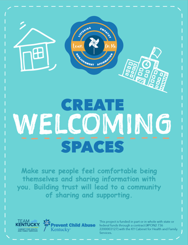 Create Welcoming Spaces- Lean On Me Kentucky Cards (Bundle of 10)
