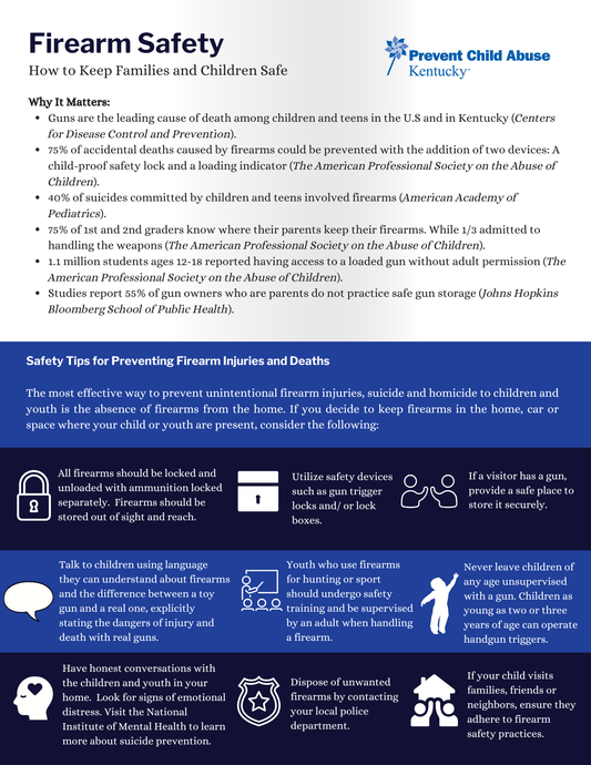 Firearm Safety Checklist for Families (Bundle of 25)