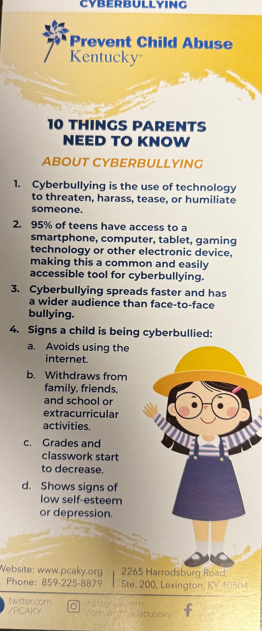 10 Things Parents Need to know About Cyberbullying