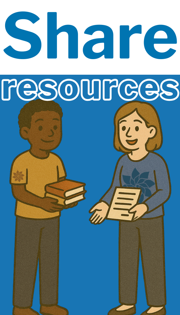 Share Resources- Mini Lean On Me Kentucky Cards (Bundle of 10)