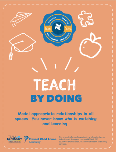 Teach By Doing- Lean On Me Kentucky Cards (Bundle of 10)