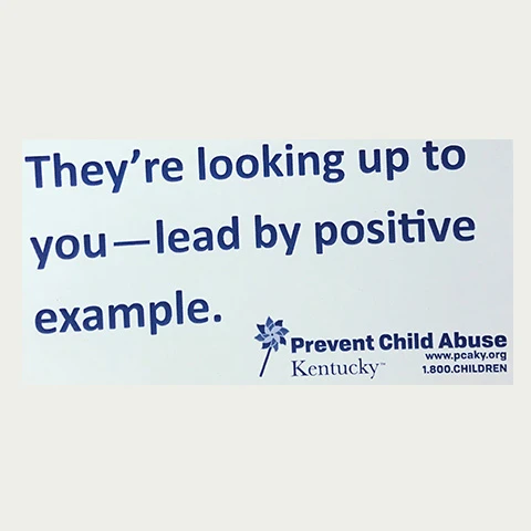 They’re looking up to you — lead by positive example. Magnets (Stack of 25)